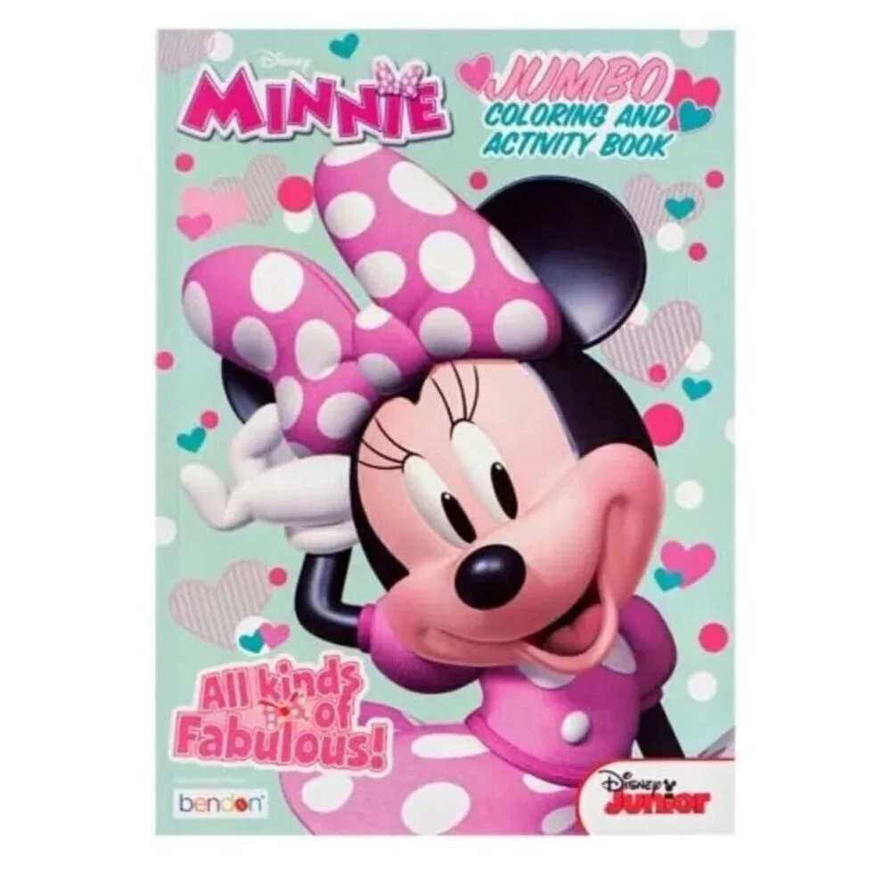 Minnie Mouse Jumbo Coloring & Activity Book All Kind of Fabulous Valentines